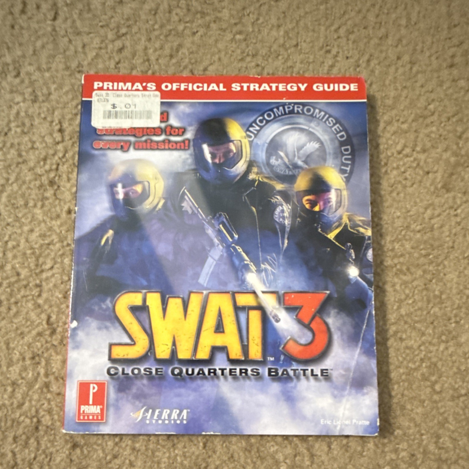 Prima Games SWAT 3 Close Quarters Battle Strategy Guide 1999 SWAT Series PC