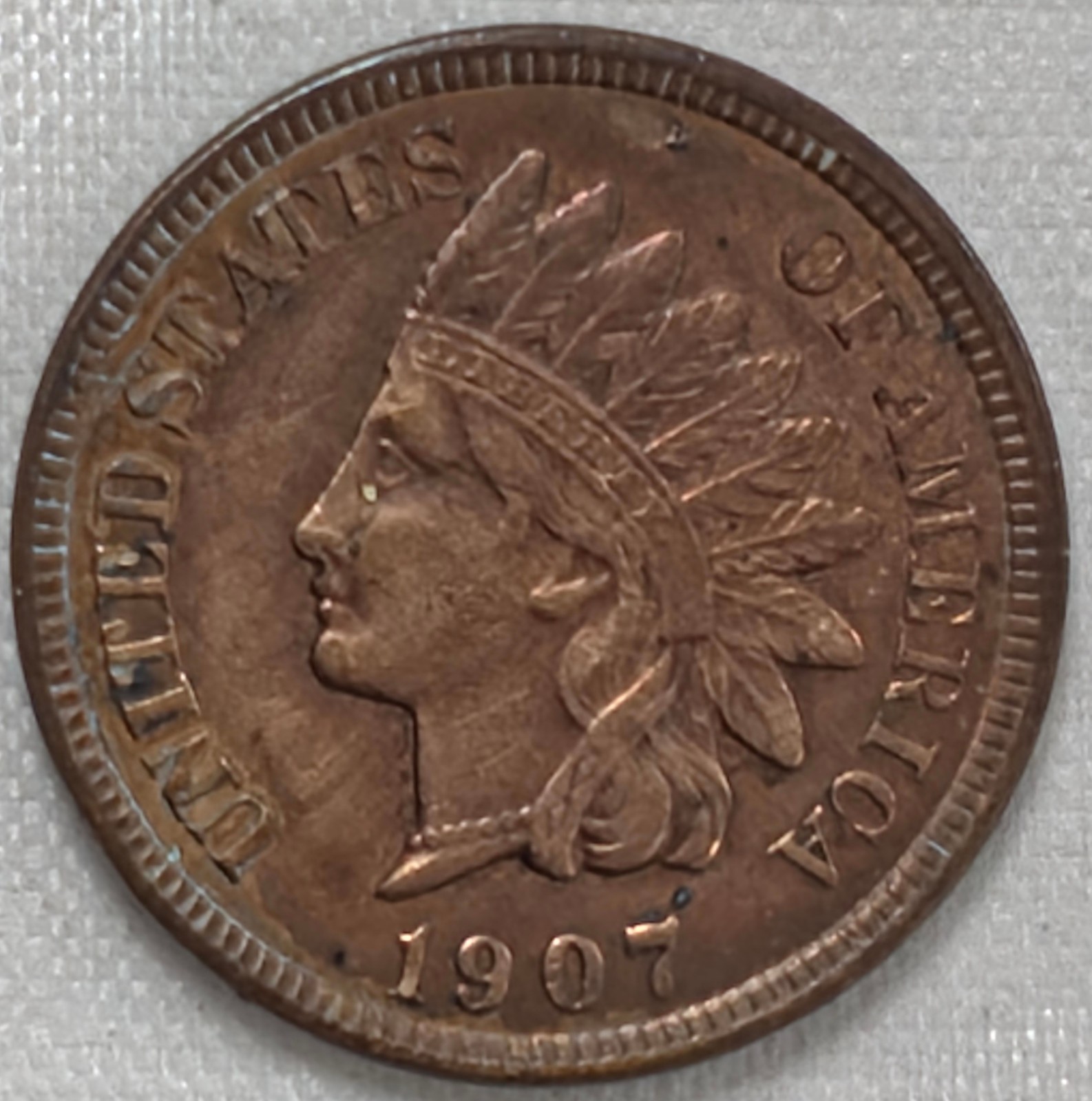 1907 Indian Cent