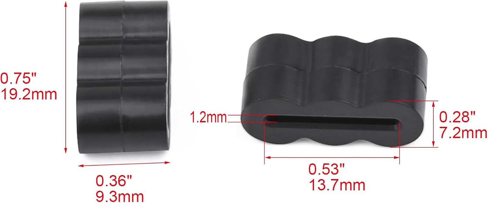 30-Pack Drawer Stoppers Slide Bumper – Replacement Drawer Track Stop Clips fo...