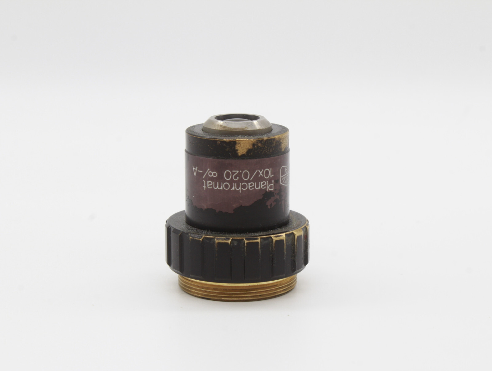 Zeiss Microscope Objective Planachromat 10x 0.20 #Ob38