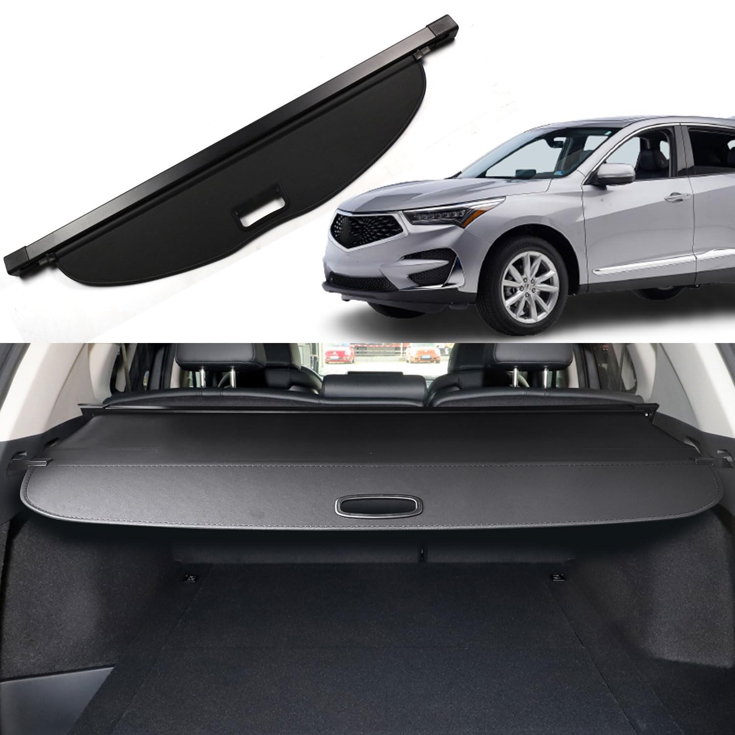 Liizoo Cargo Cover for Acura RDX 2019 2020 2021 2022 2023 2024 2025 Black