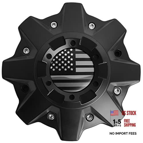 Wheel Fuel Off-Road: 1002-53B M-447 8-Lug Matte Black with American Flag