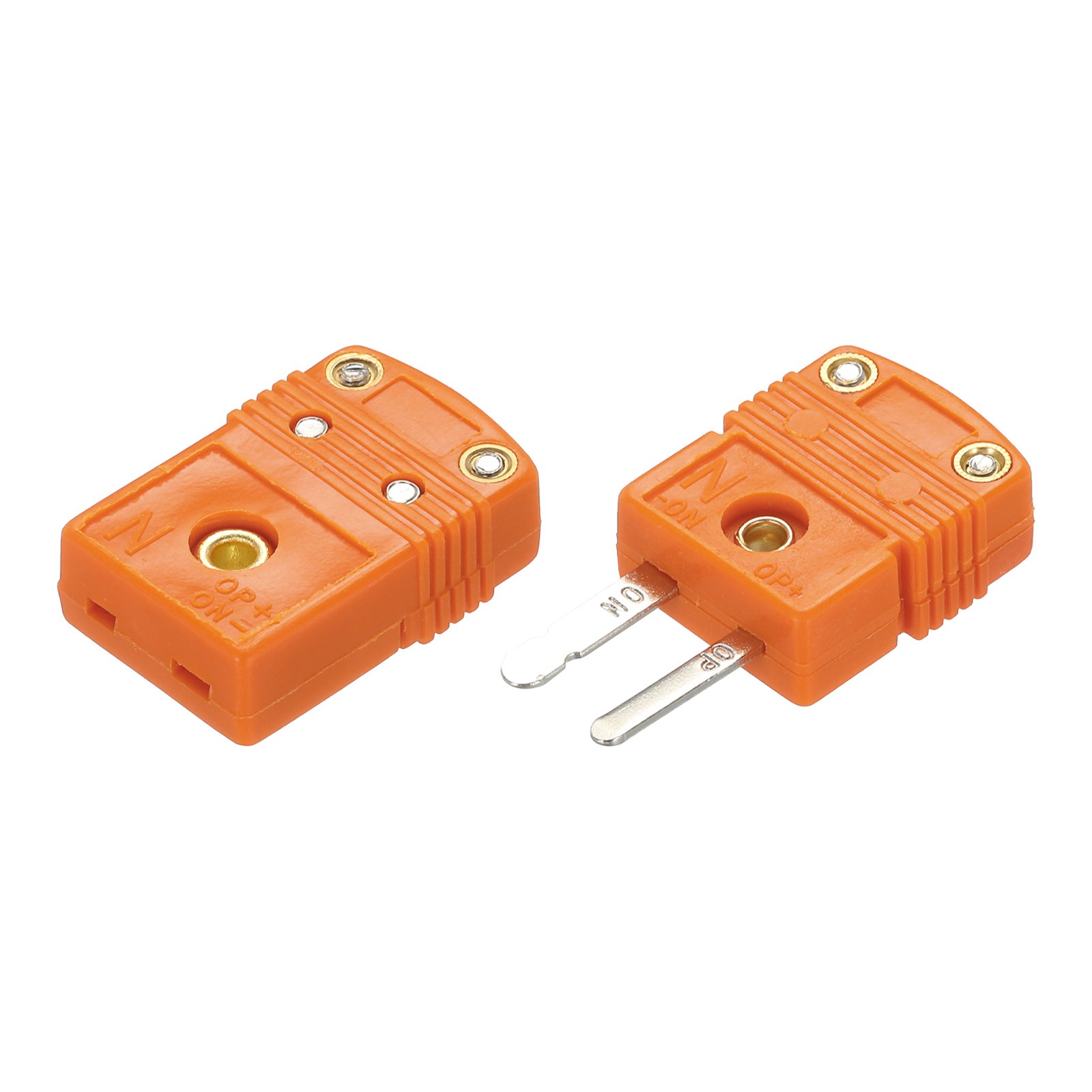 1 Set N Type Thermocouple Wire Connectors Female Male Plug Temperatures 220°C
