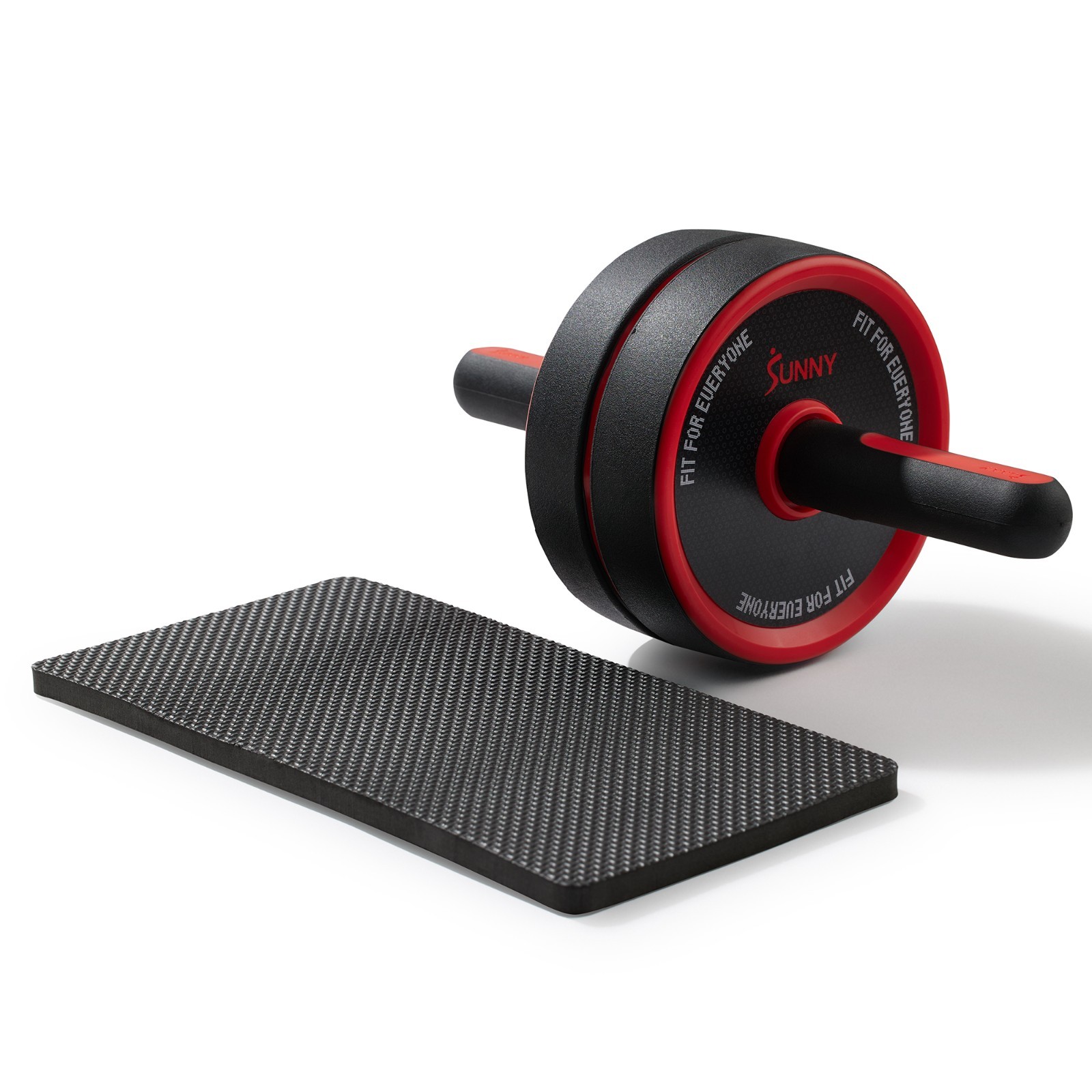Sunny Health & Fitness Ab Roller Wide Wheel Core Strength Trainer  - NO. 090