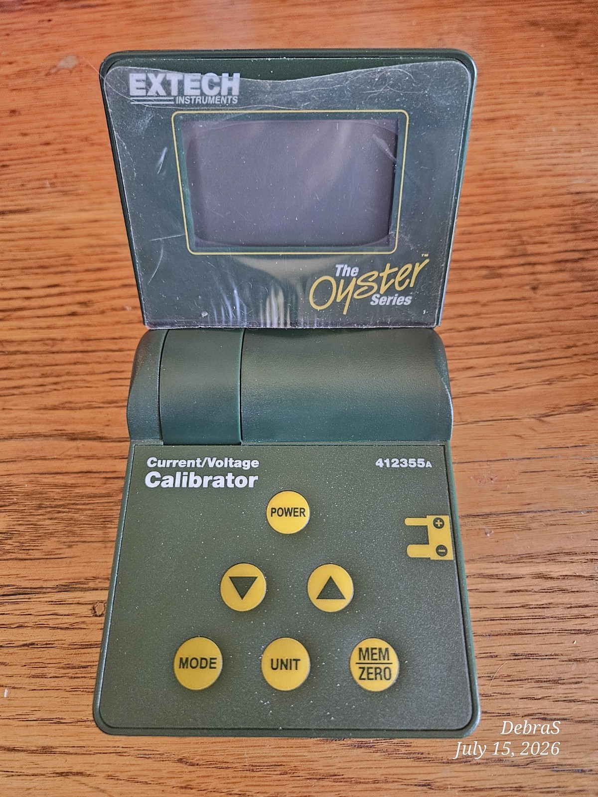 EXTECH MULTIMETER MODEL 412355A Current/Voltage Calibrator - EXCELLENT