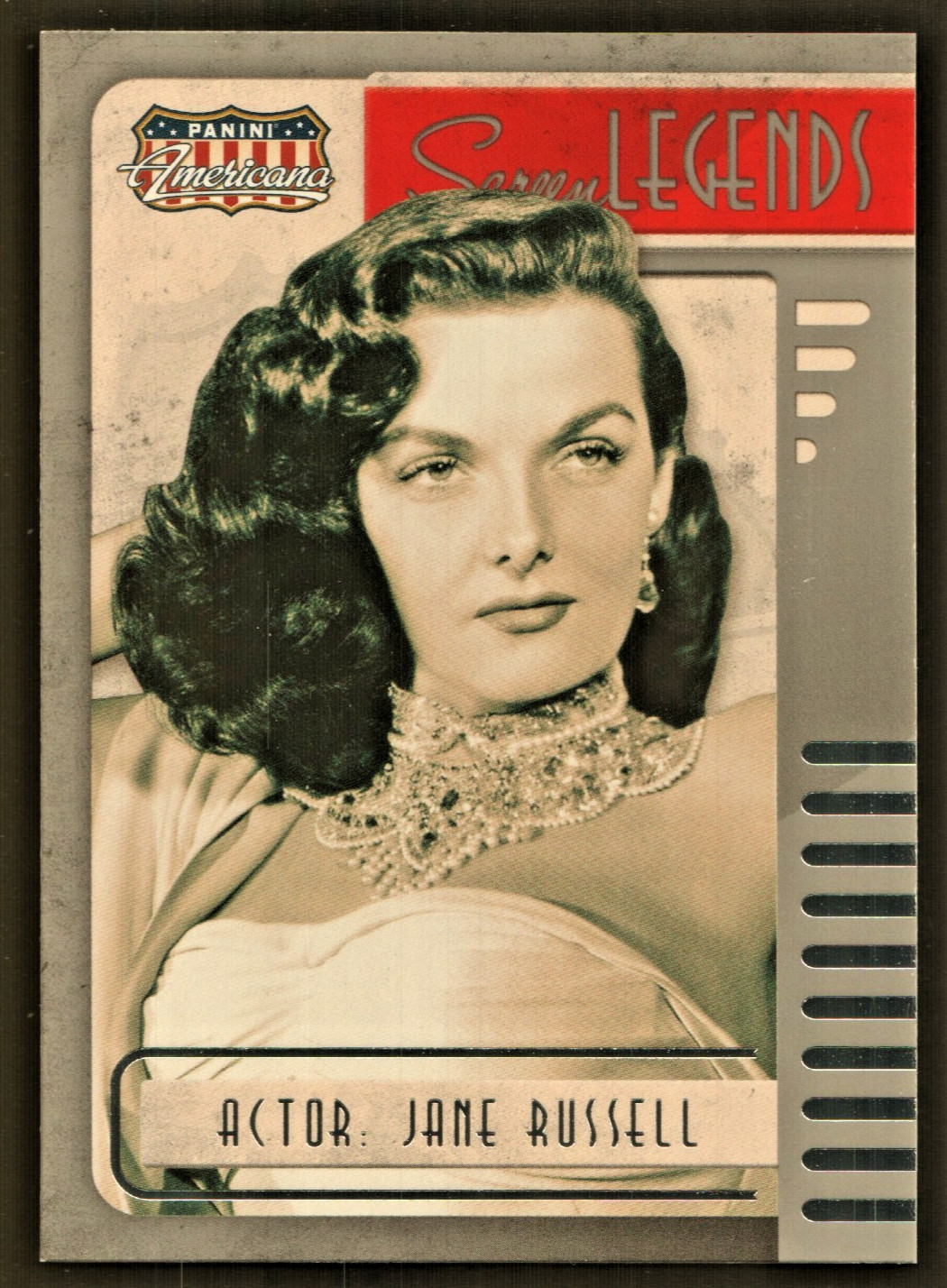 2015 Panini Americana Screen Legends - Jane Russell #11 - Inv# 6079