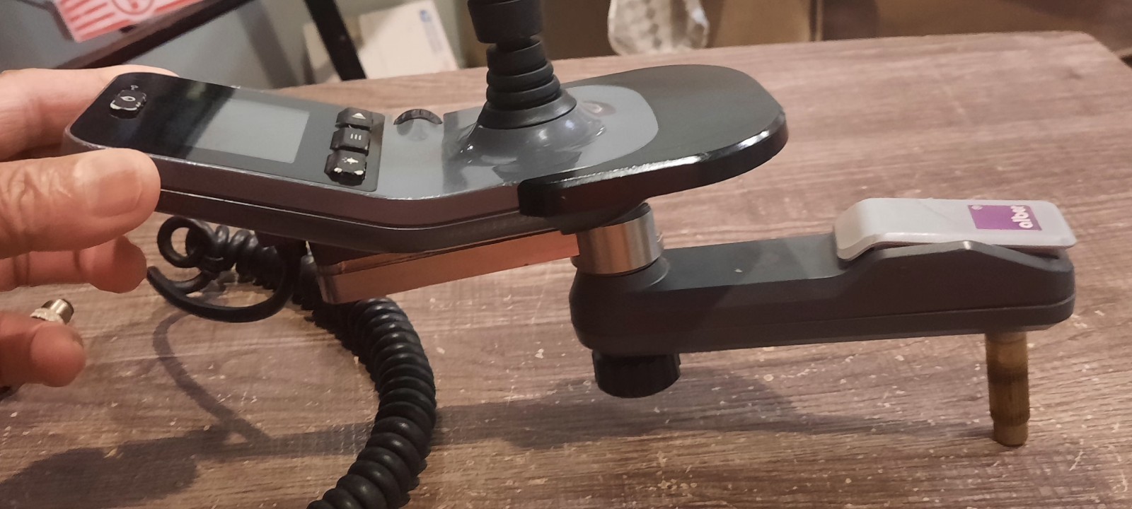 Alber E35 E-Fix Joystick Control w/ Alber Swivel Arm for Control Unit, Pre-Owned