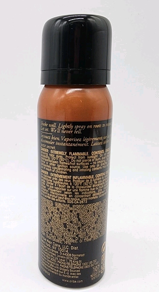 Oribe Airbrush Root Touch Up Spray Light Brown 2 Pack 1.8oz Gray Coverage