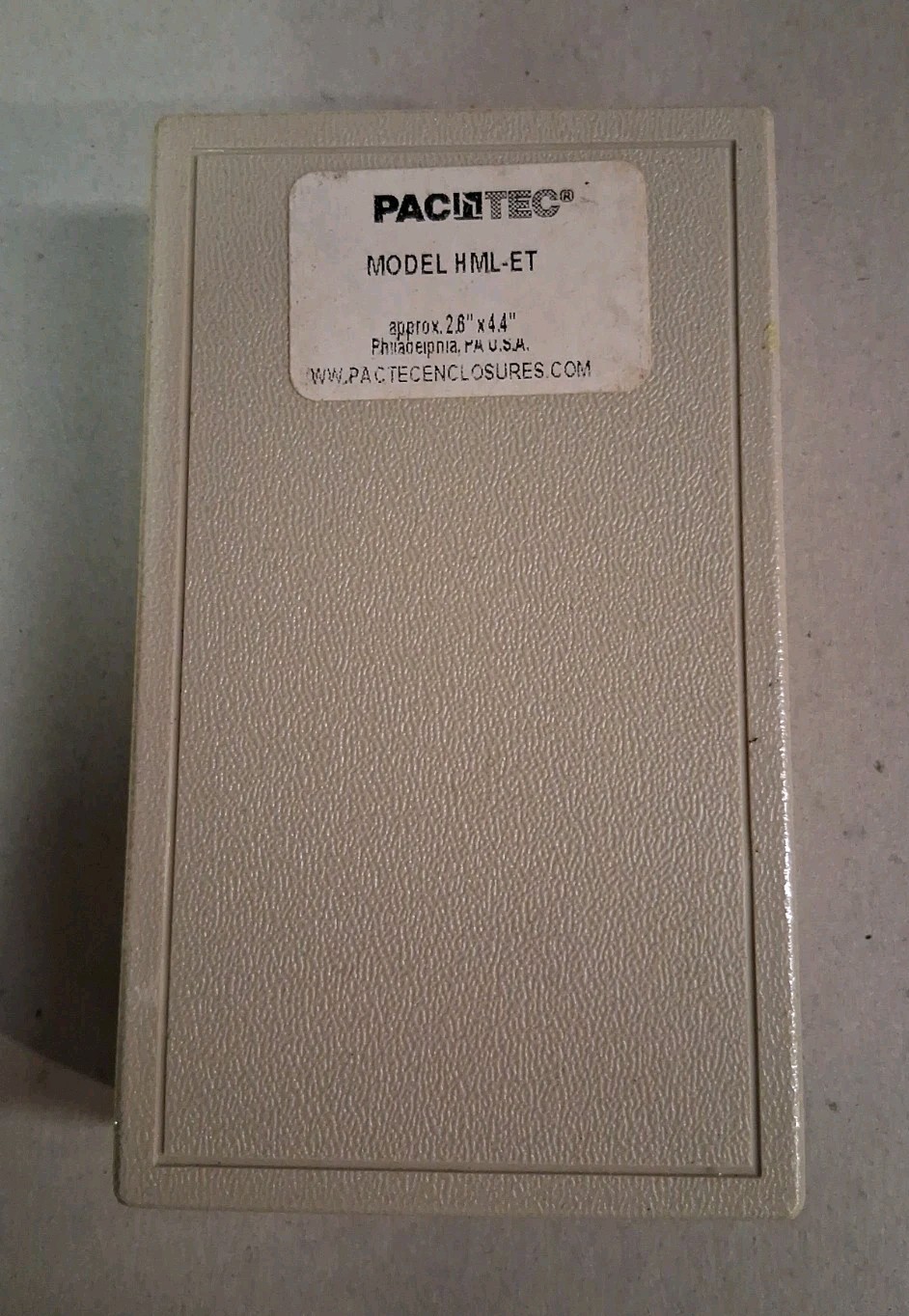 PacTec HML-ET 2.6"x4.4" ABS Electronic Project Enclosure for Circuit Board NEW