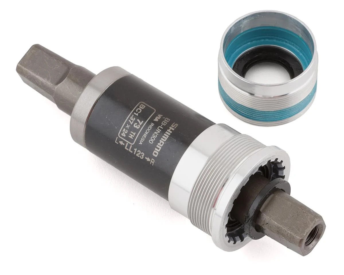 Shimano UN300 Square Taper English MTB Bottom Bracket (Silver) (BSA) (73mm)