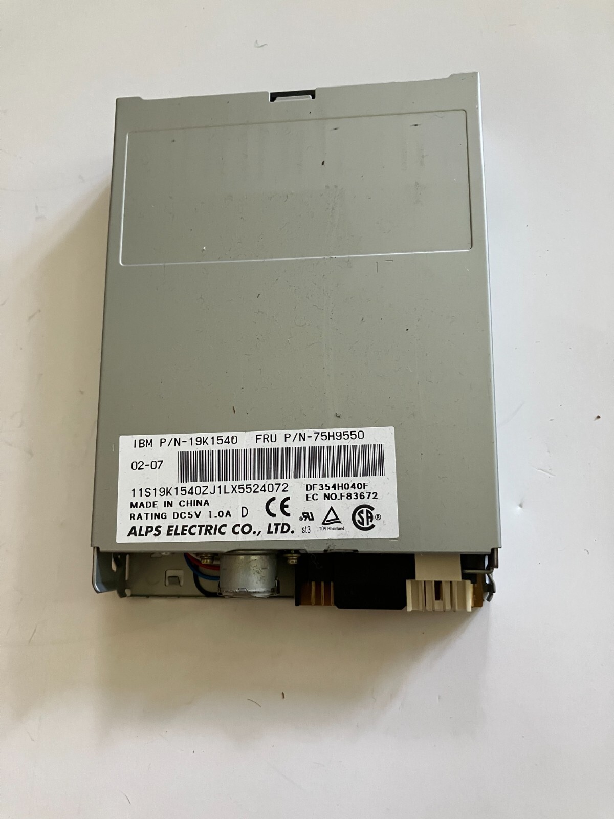 IBM  PC Floppy Drive 75H9550 19K1540