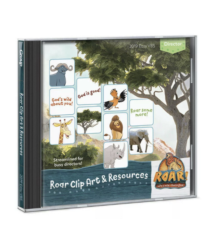 Roar Clip Art & Resources CD ROM - Roar 2019 VBS by Group