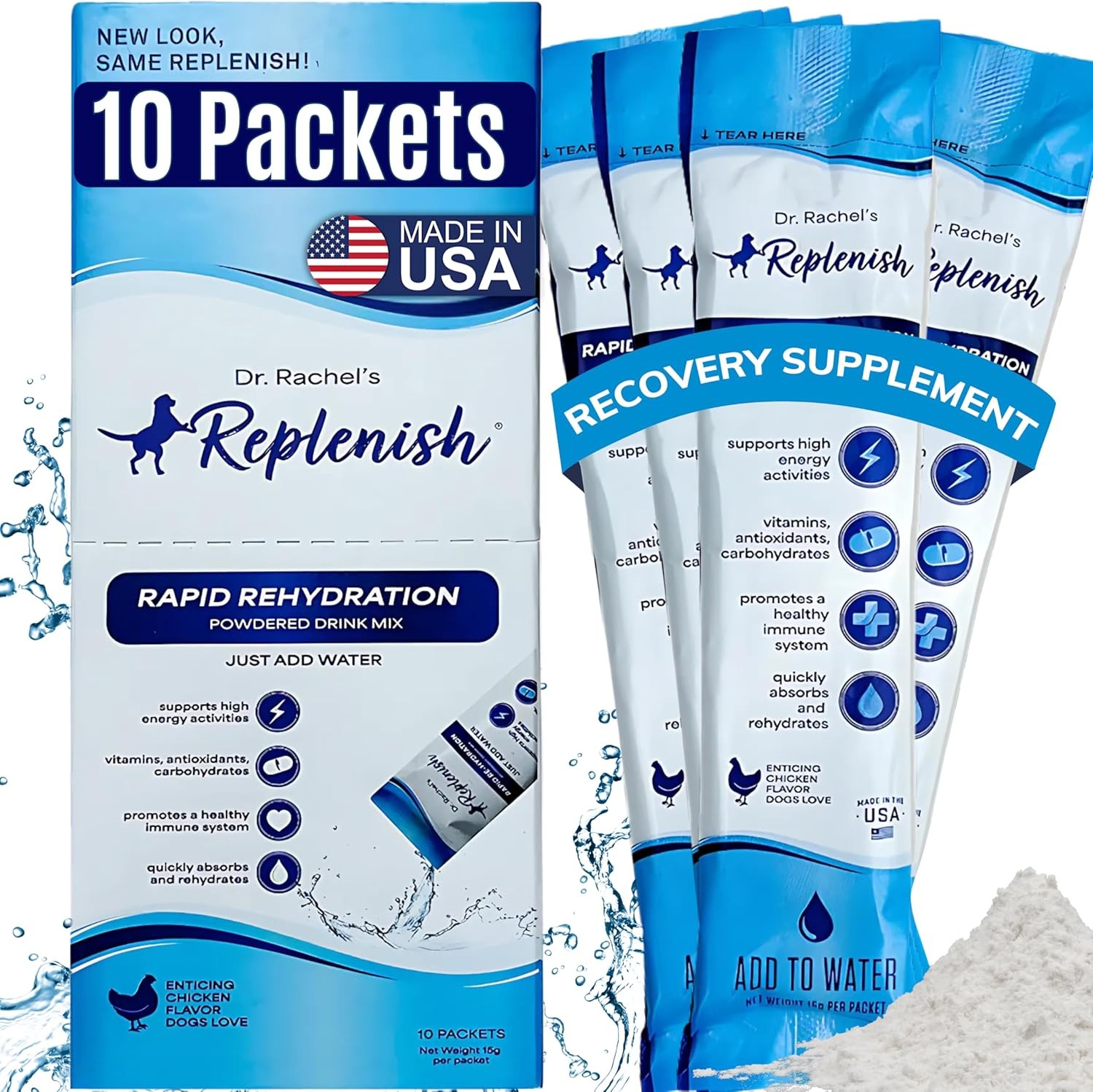 Dog Recovery Water Supplement – Pedialyte for Dogs Hydrat