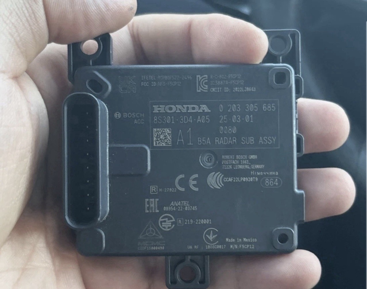 2023 2024 Honda CR-V HYBRID SPORT Adaptive Cruise Control Distance Sensor OEM