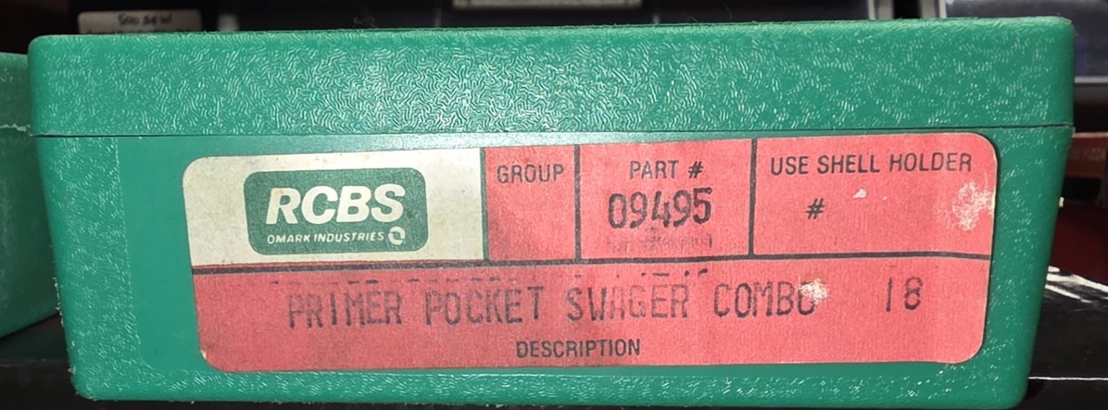RCBS #09495 Primer Pocker Swager Combo Kit-Vintage NOS