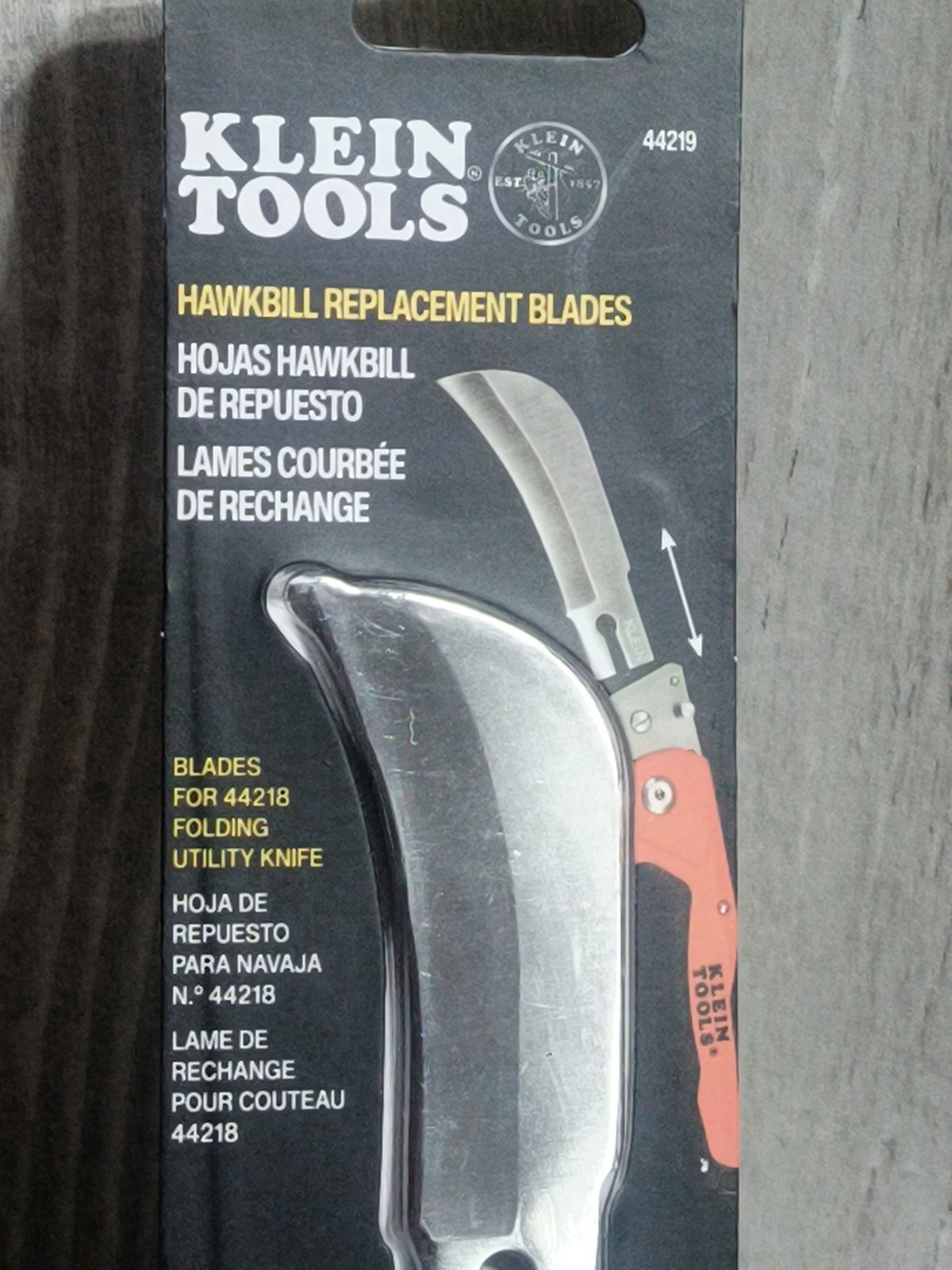 Klein Tools Replacement Hawkbill Sheepsfoot Blade 3 Pack Blades 44219 For 44218