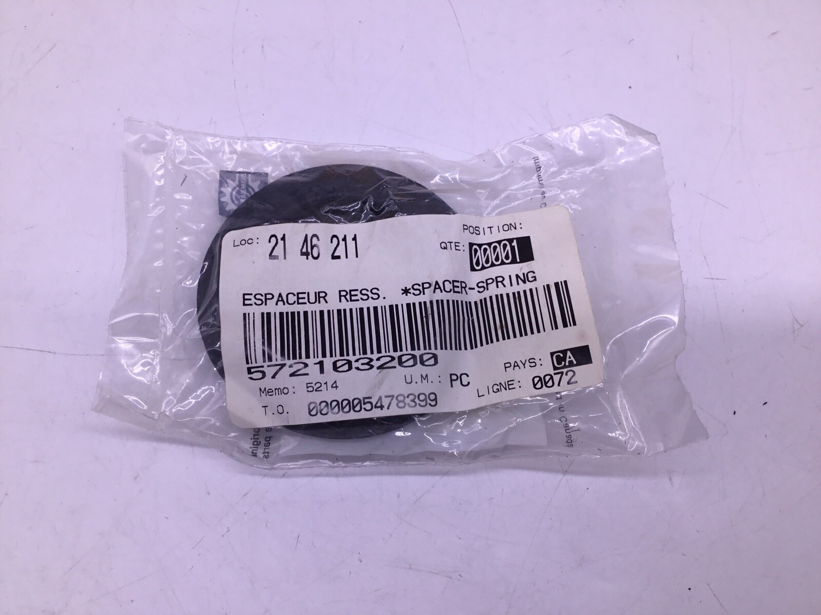 572103200 Spring Spacer Ski-Doo BRP