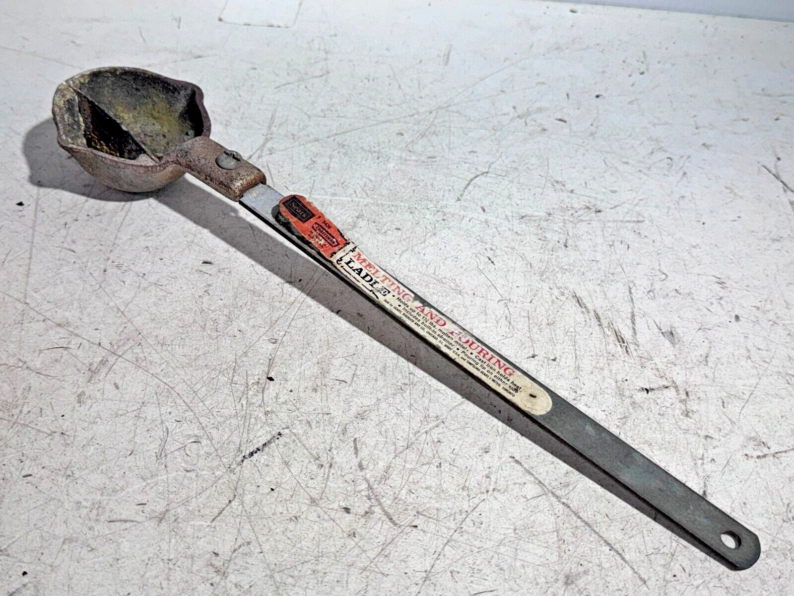 Vintage Sears Craftsman 15" Melting and Pouring Ladle #5436