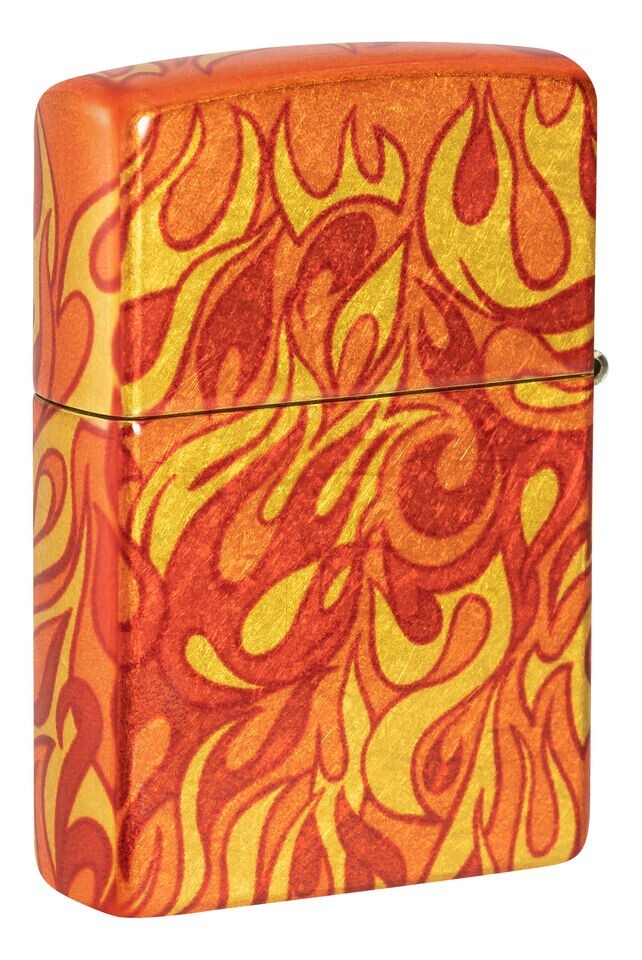 Zippo Fire Design 540 Tumbled Brass 48981