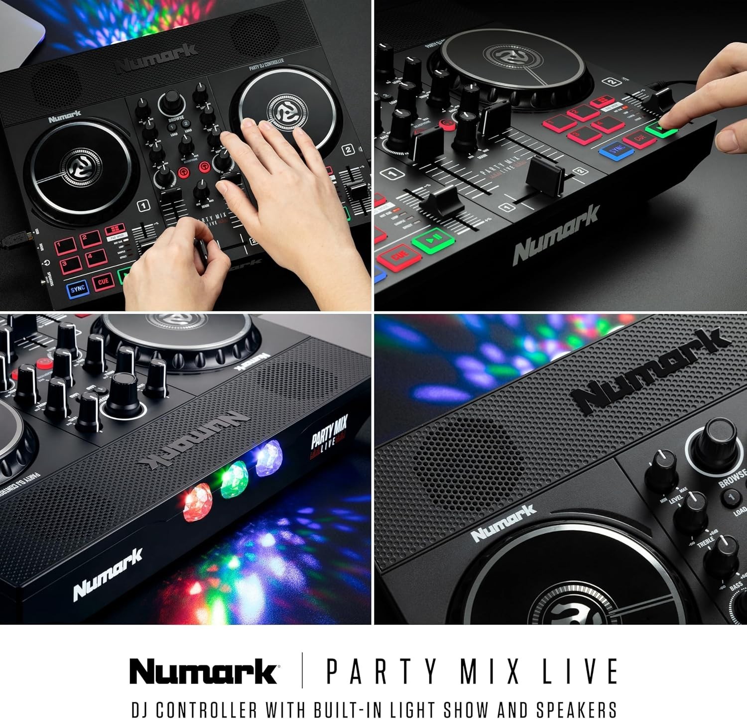 Compact DJ Controller with Integrated Audio Interface