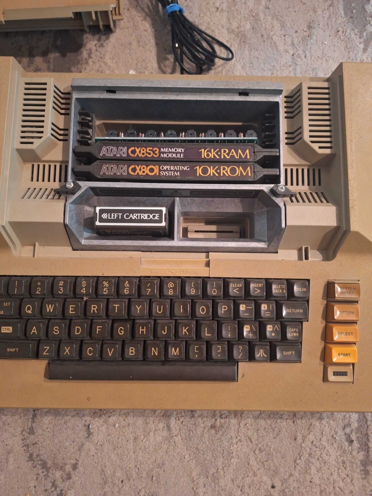 Atari 800 Vintage Home Computer Tested And Works With Power Supply