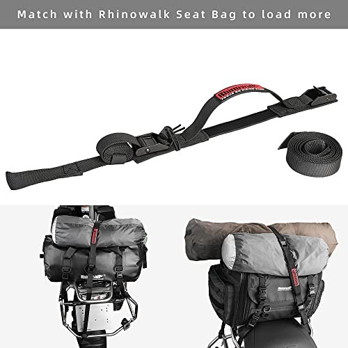 Black Elastic Telescopic Strap for Motorcycles