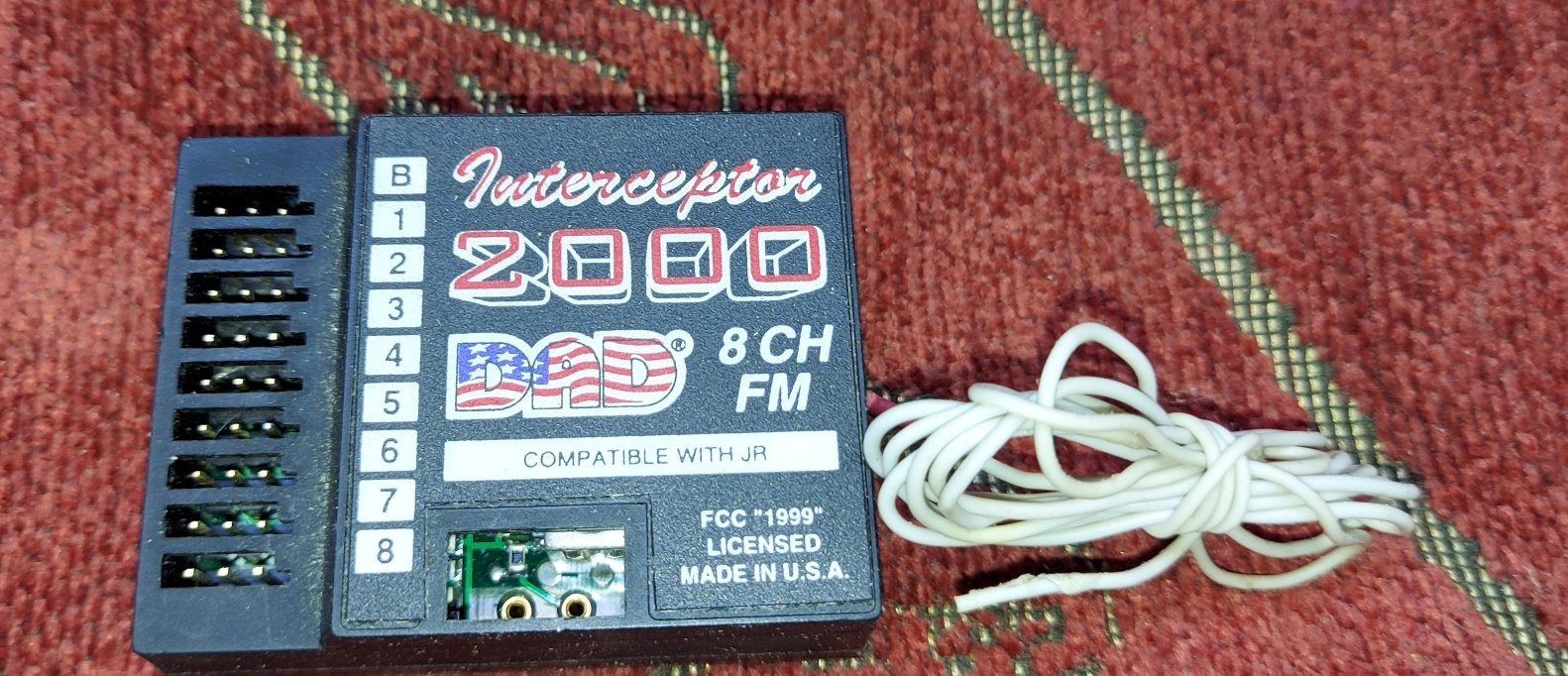 ACE RC, Interceptor 2000 8ch FM receiver, use with JR.