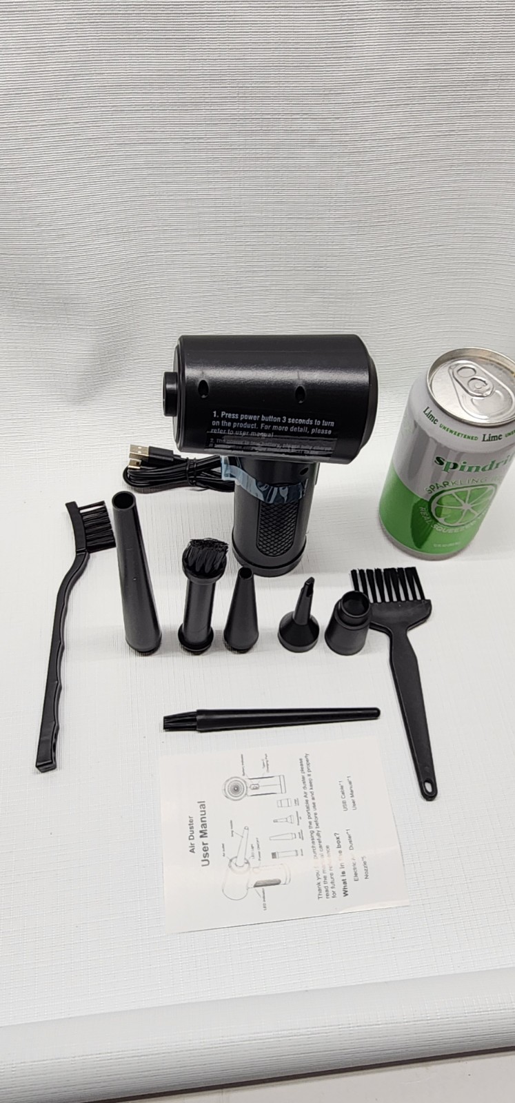 Electric Compressed Air Blower Duster For Computer Powerful Rechargeable Handy