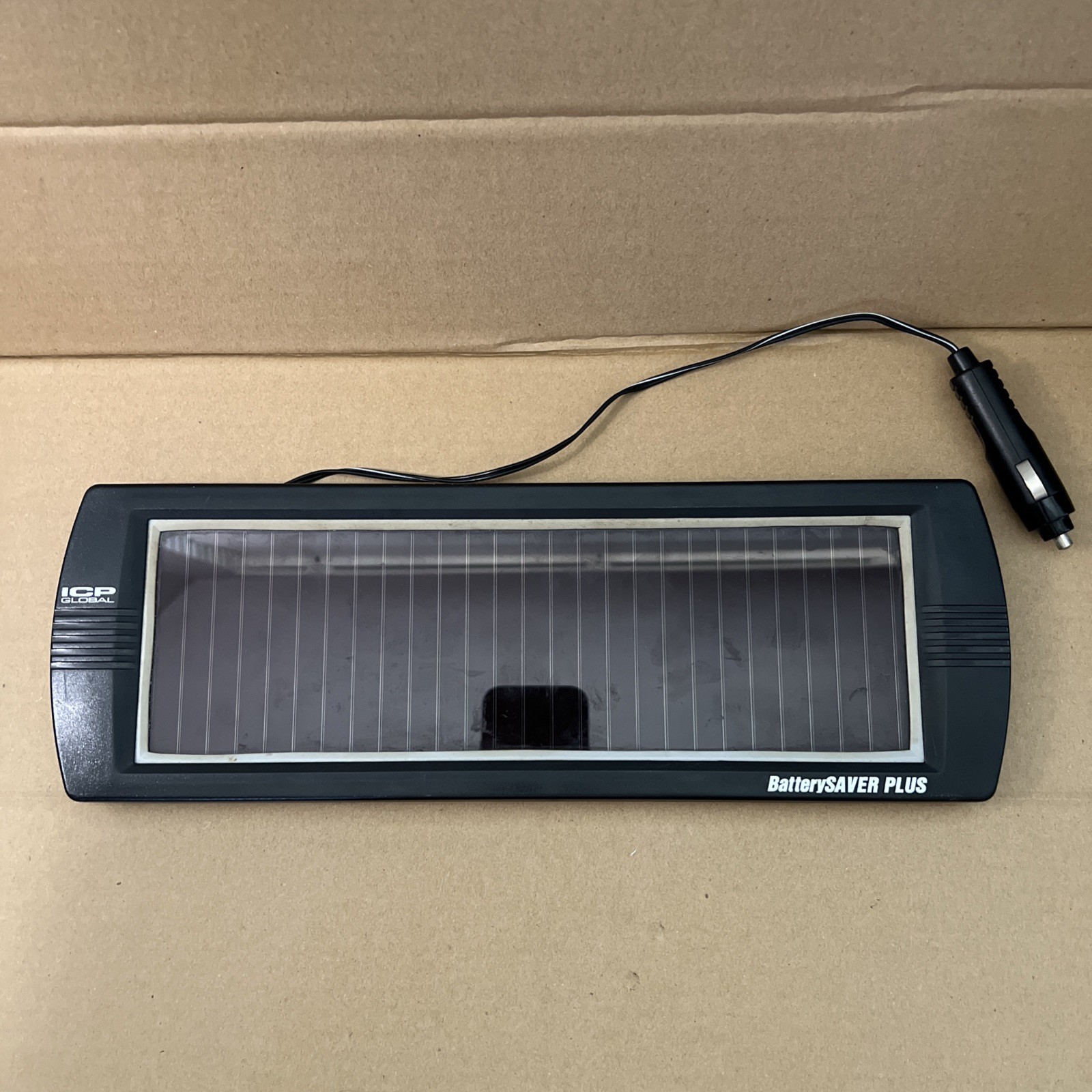 ICP Global Car Battery SAVER PLUS, Solar Panel, 14 Inches