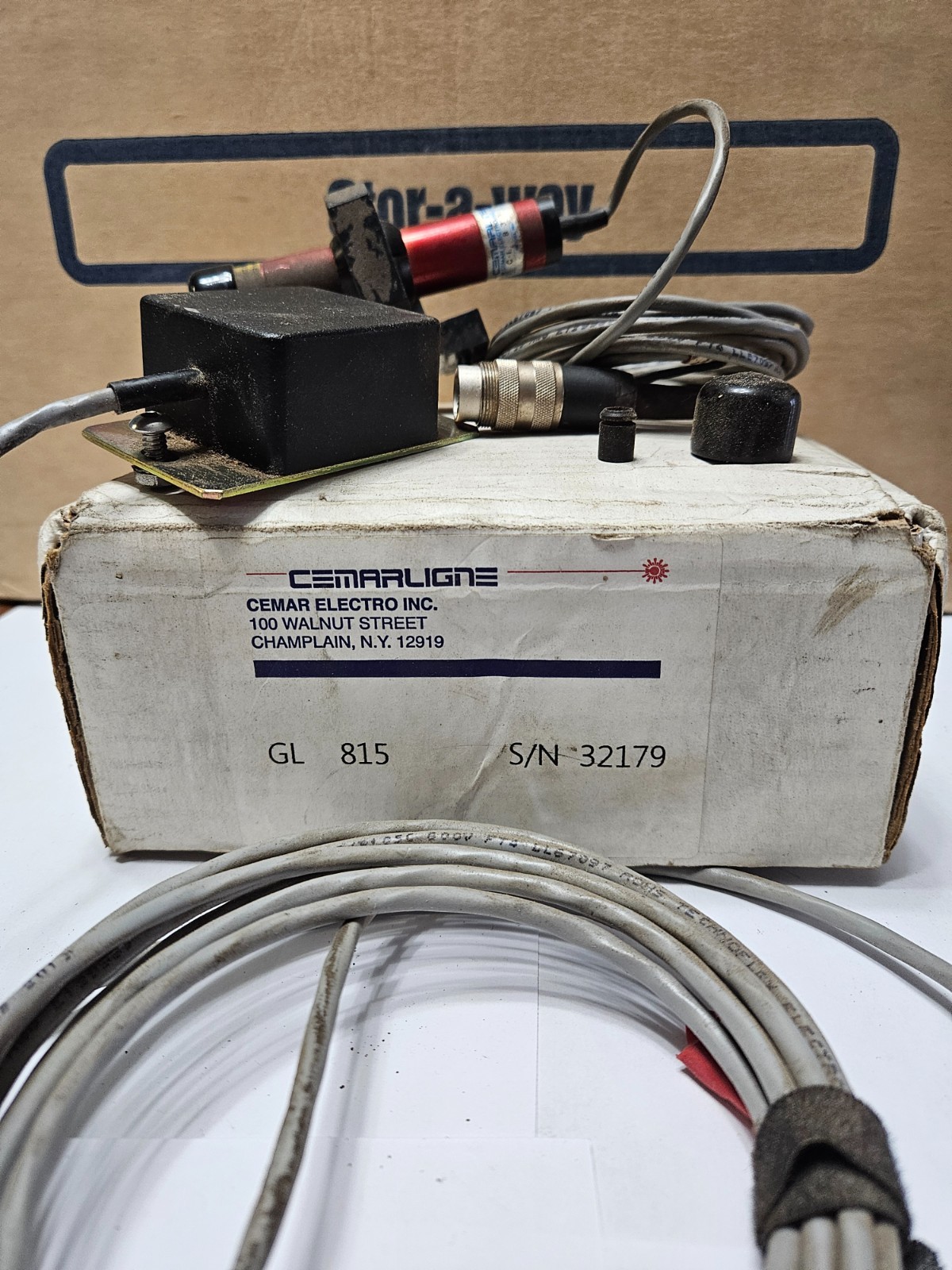CEMAR ELECTRO INC. Green laser GL 815 S/N 32179