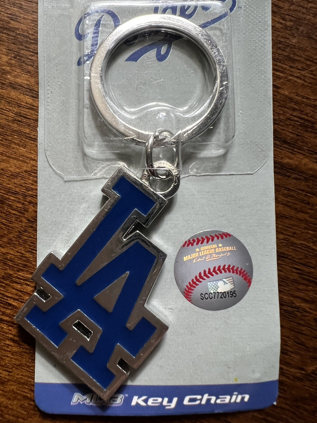 RARE! Los Angeles Dodgers Keyring &LA Fob Licensed by FANATIX & FAST FREE SHIP!
