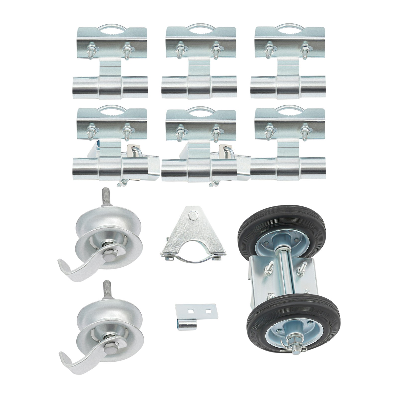 Max 600 lbs Sliding Door Hardware Kit Heavy Duty Sliding Gate Roller Wheels