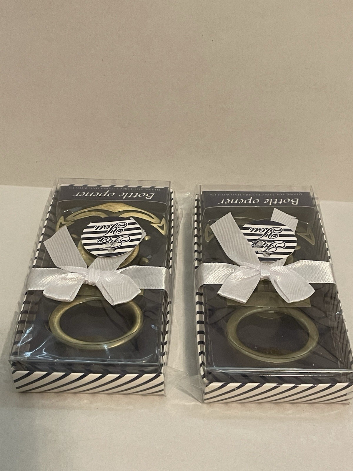 2 Nautical Themed Anchor & Wheel Bottle Openers