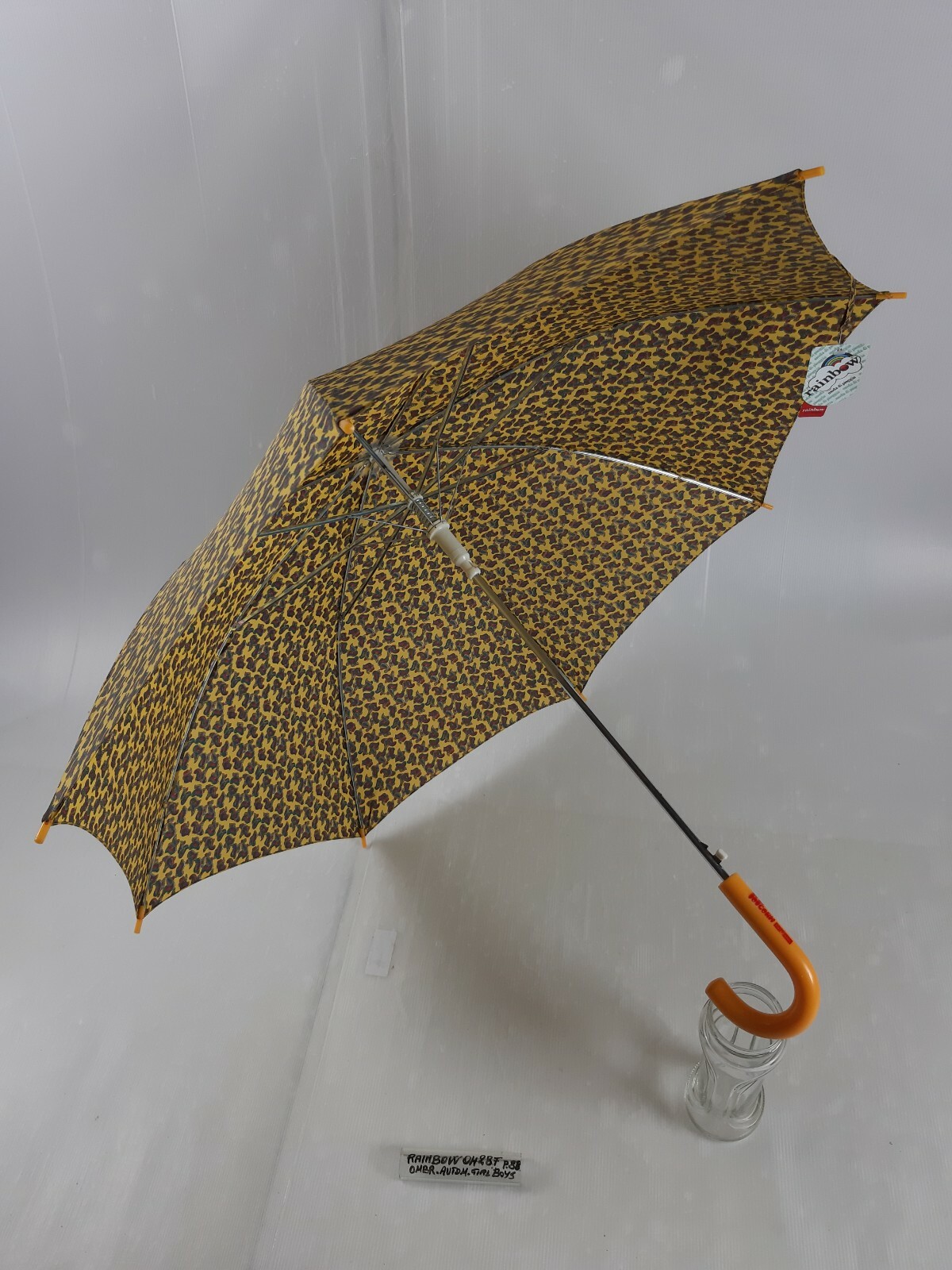 Long/Mini Umbrella - Automatic - Boys - 8 Slats - 0428F - Rainbow