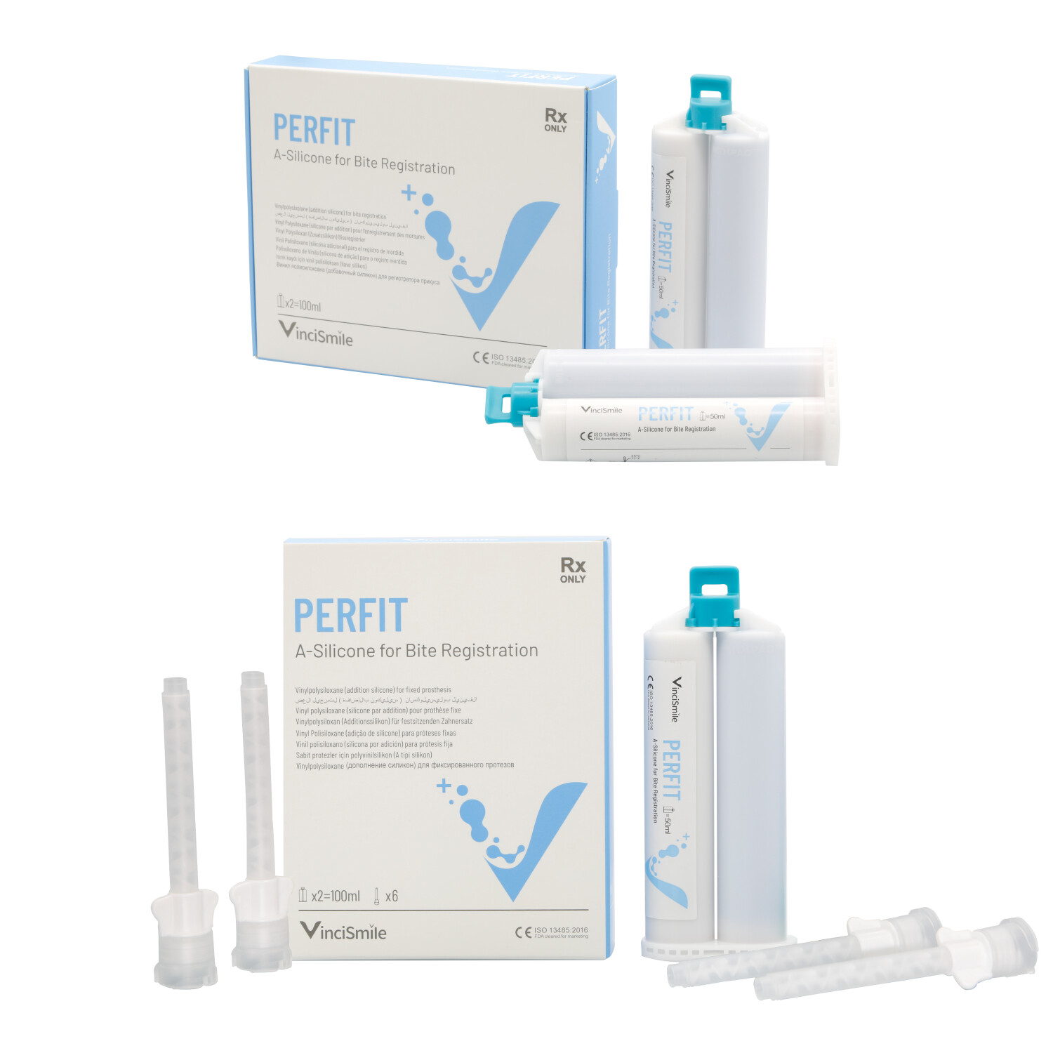 PERFIT Dental Bite Registration Teeth Impression Material Fast & Normal Set