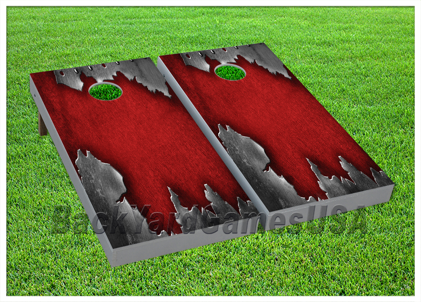 CORNHOLE BEANBAG TOSS GAME w Bags Game Boards Digital  Set 1001