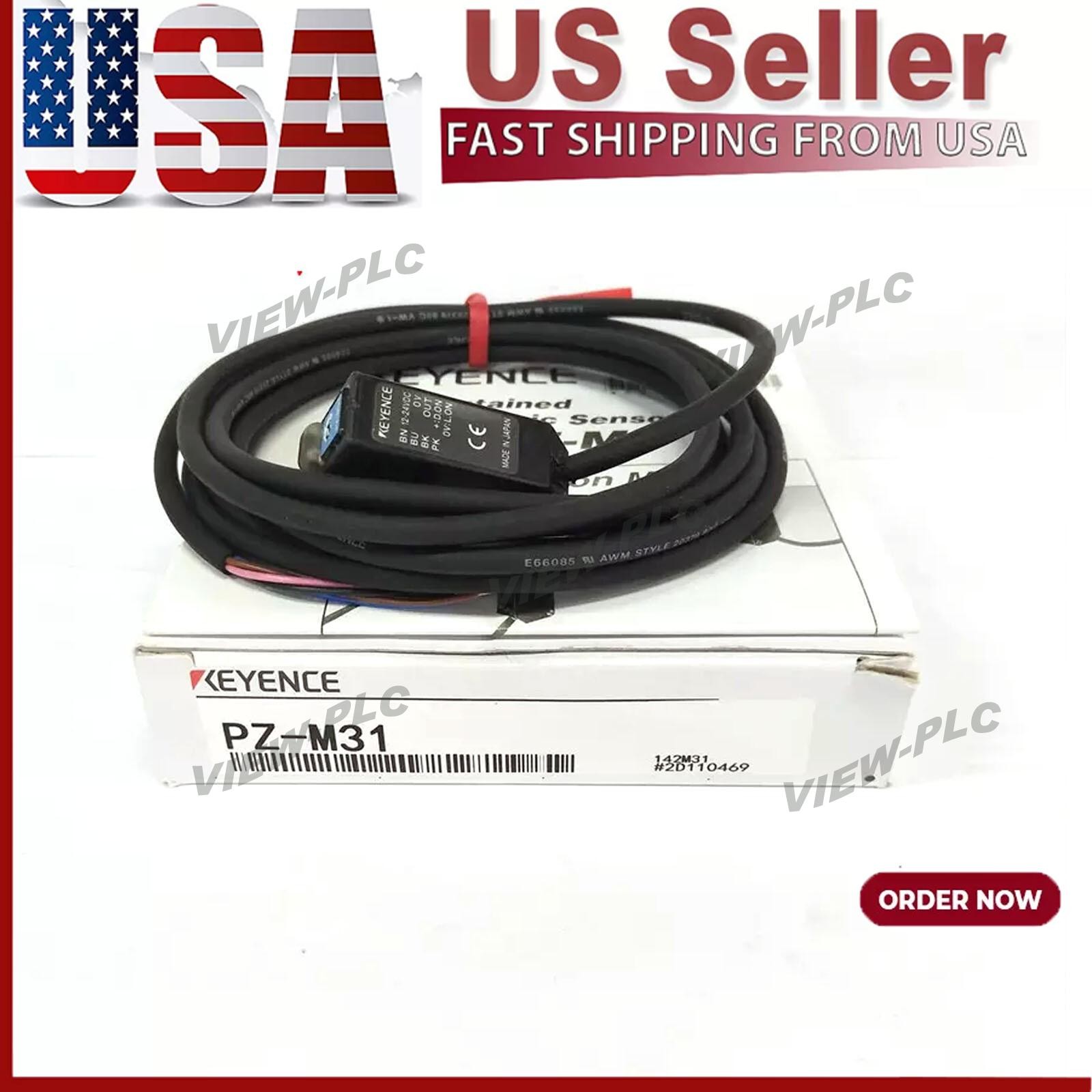 Keyence Amplifier Photoelectric Sensor Switch PZ-M31 PZM31 New in Box Free Ship
