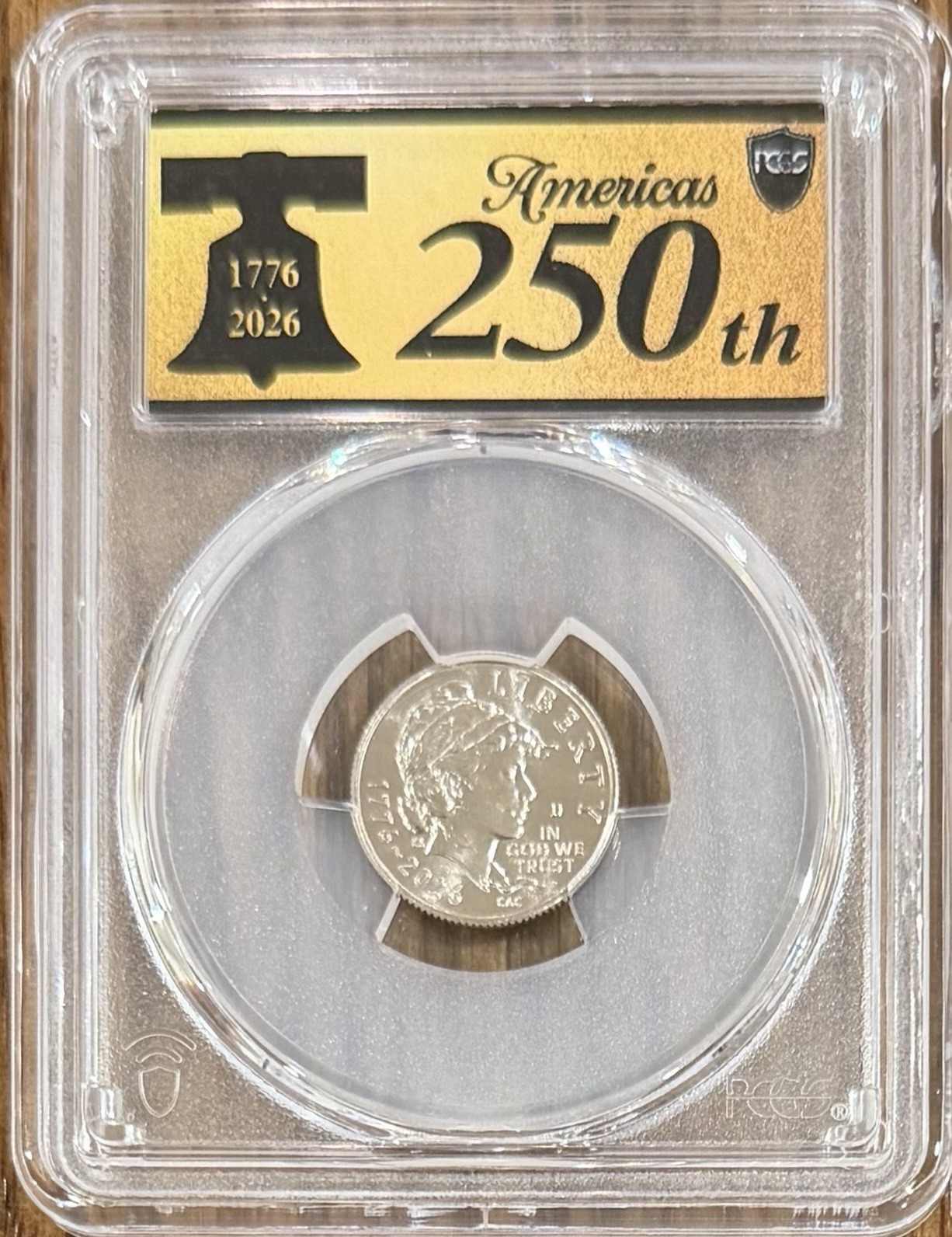 2026 D Emerging Liberty Dime PCGS MS66 250th Anniversary Gold Label