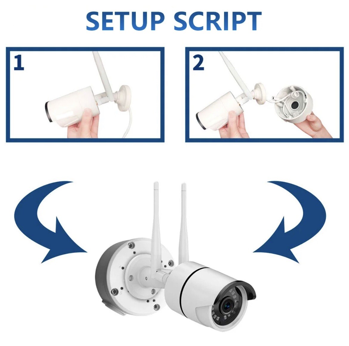 10pcs Camera Junction Box Mount Bracket for Security Cameras Easy Installation