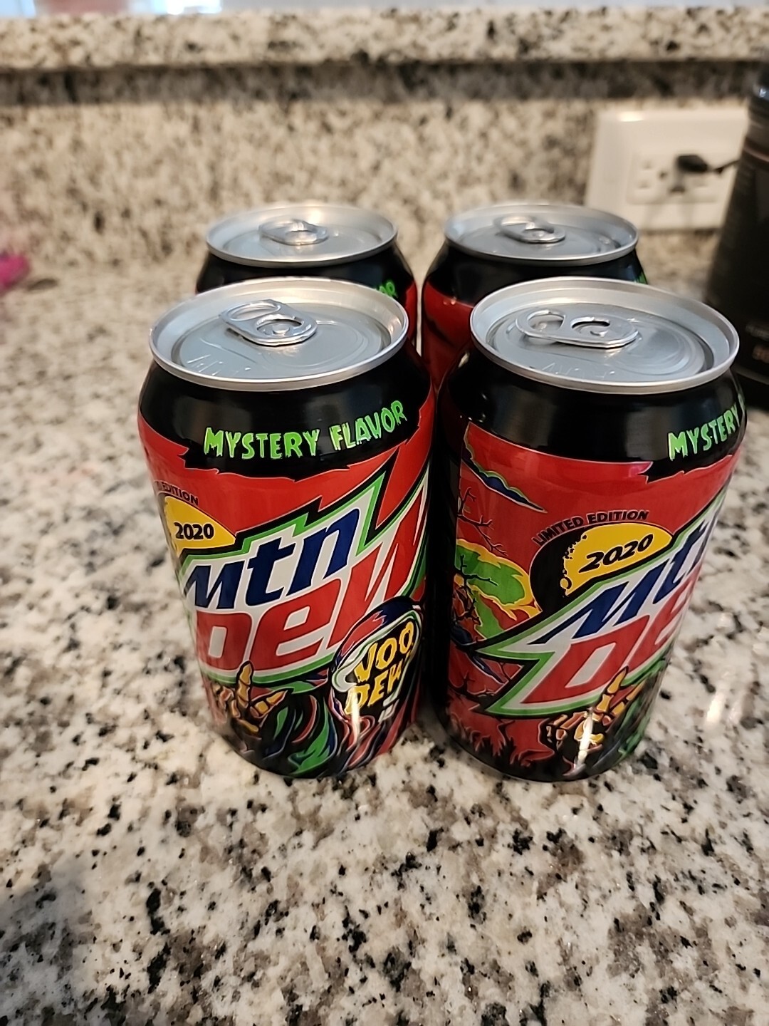 Mtn Dew Vodoo 2020 - 4 Full Cans