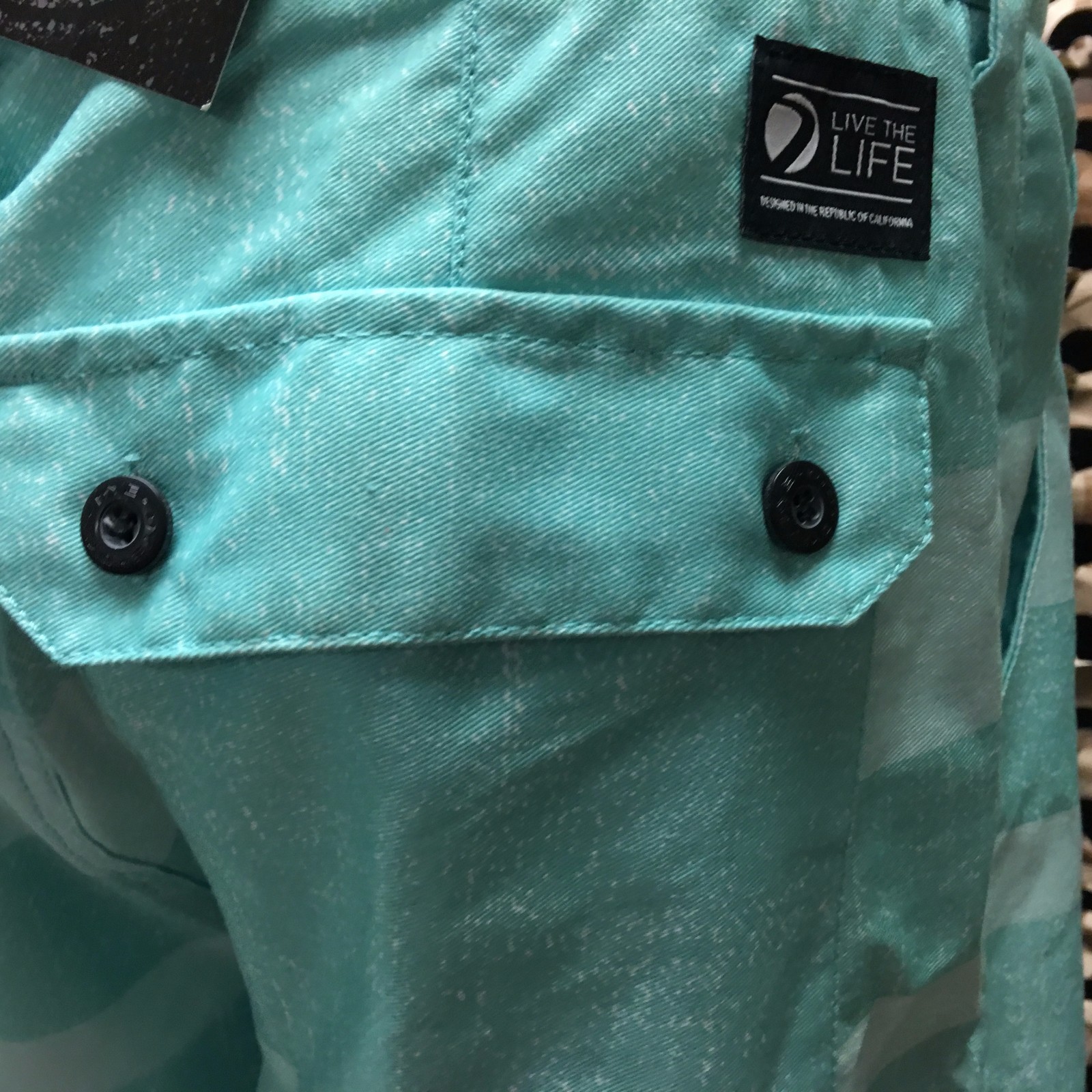 NEW Dye Teal Short Shorts - Size 34