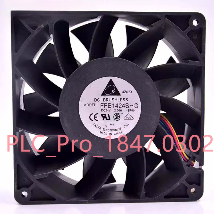 1PCS NEW DELTA FFB1424SHG Cooling fan DC24V 2.30A 140*140*50mm 4pin  Fast ship