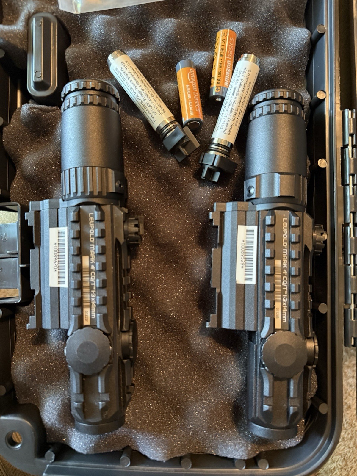 *UNUSED* Tactical Police Surplus Scope Leupold Mark 4 CQT Like Red Dot * Amber