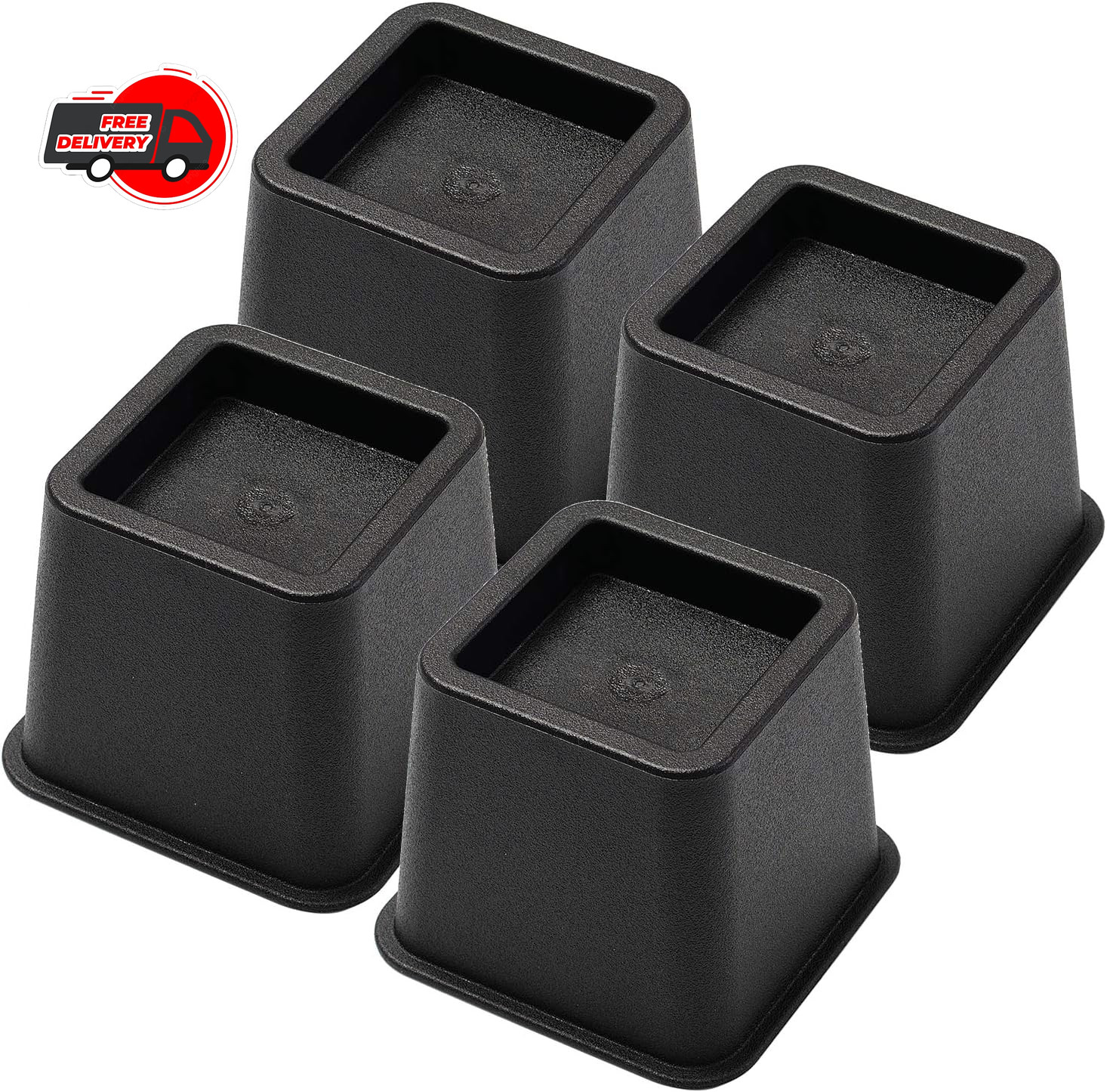 Bed Risers 3 Inch, Heavy Duty Square Furniture Frame Lift for Couch, Chair, Desk