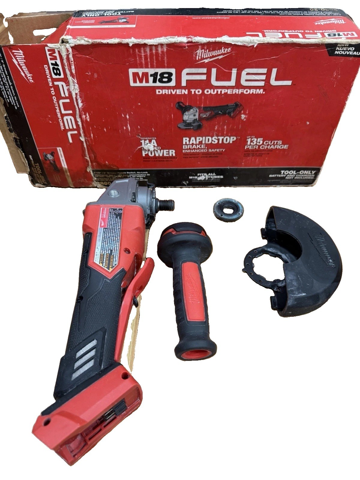Milwaukee 2880-20 18V Cordless 4.5''/5'' Angle Grinder Tool only