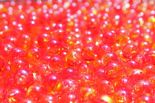 UV PEARLED CINNAMON SWIRL TRICK EM BEADS TROUT STEELHEAD U PK SZ 6 8 10 or 12 mm