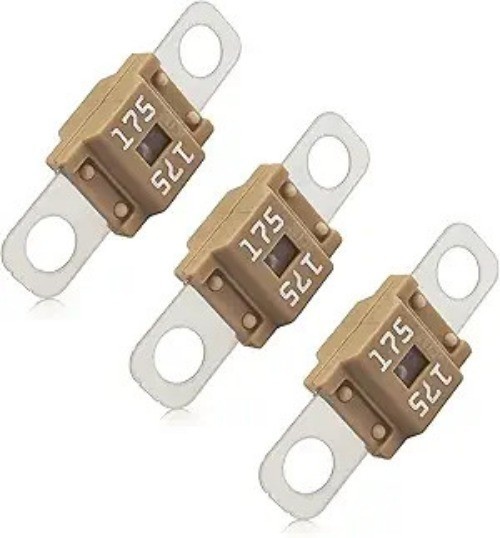 3PCS Fuse, High Current 175A, for Cars, Buses, Trucks, Caravans, Co Size: 175A