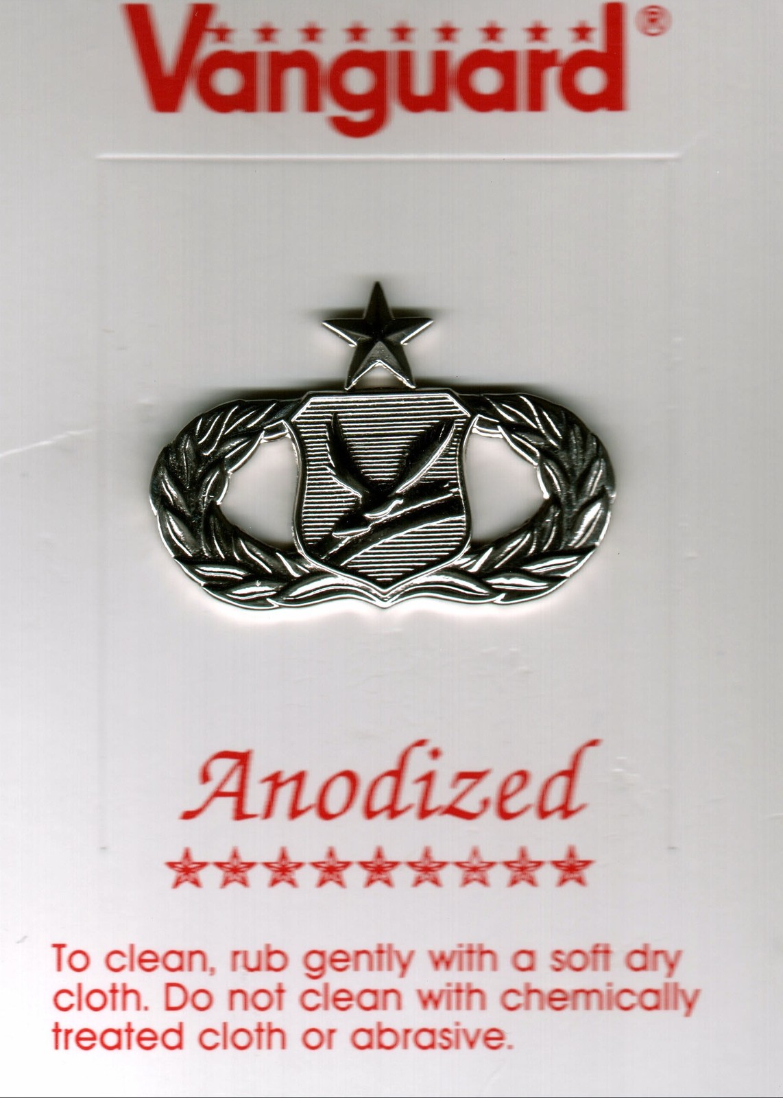 USAF SENIOR CHAPEL MANAGEMENT BADGE ON VANGUARD CARD
