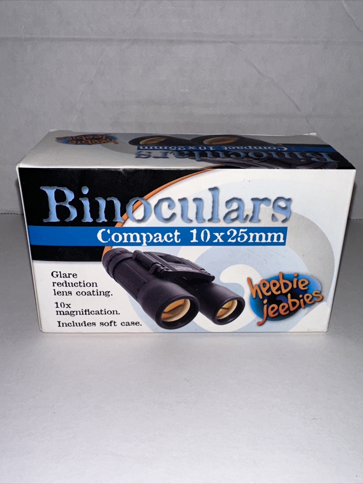 Heebie Jeebies Binoculars Compact 10x25 With Soft Case Glare Reduction Coating