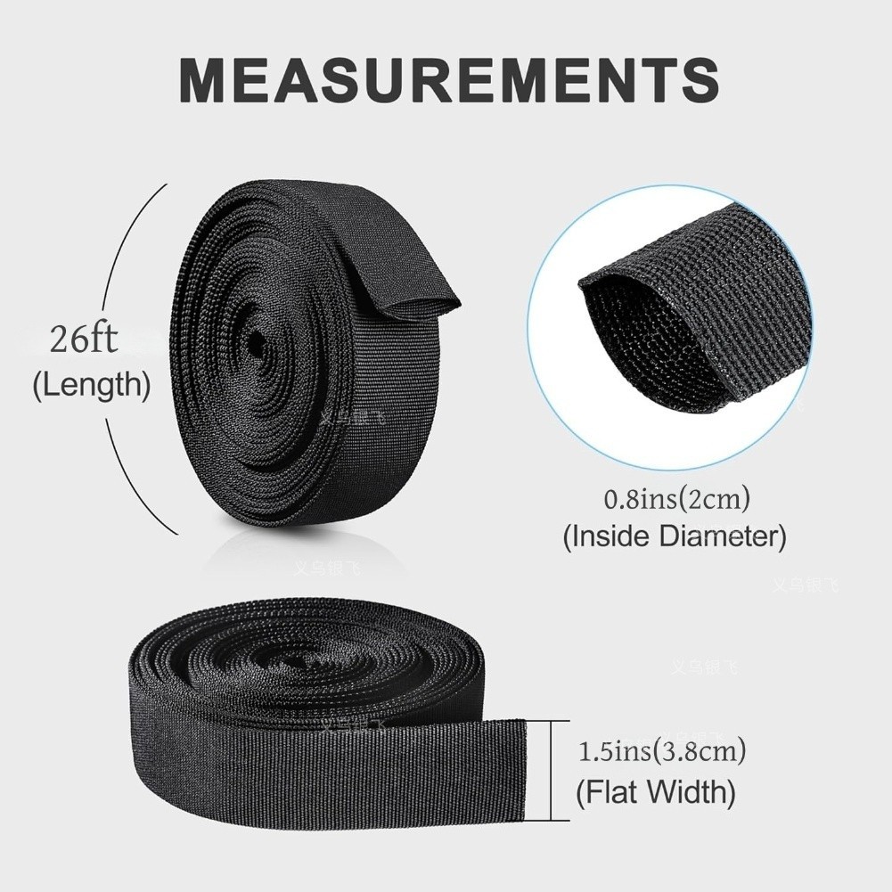Hydraulic Hose Sleeve Polyester for custom Length for Hose Protection